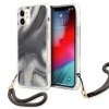 Guess GUHCP12SKSMAGR iPhone 12 mini 5,4 szary/grey hardcase Marble Collection